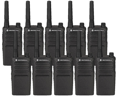 Motorola RMU2040 Walkie Talkie 10 Radio Combo Pack